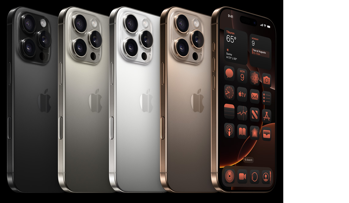 Black Titanium I White Titanium I Natural Titanium I Desert Titanium