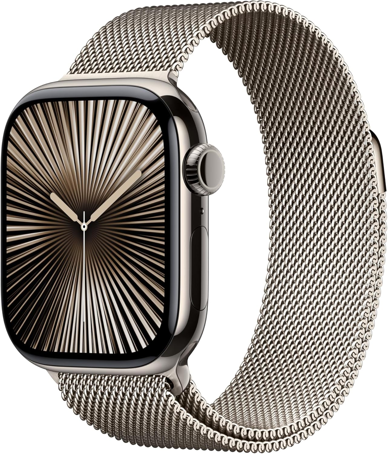 Watch Series 10 [GPS + Cellular 42mm case] Natural Milanese Loop