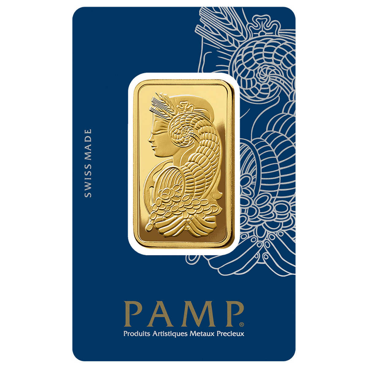 100 Gram Gold Bar Pamp Suisse Lady Fortuna Veriscan (New In Assay)