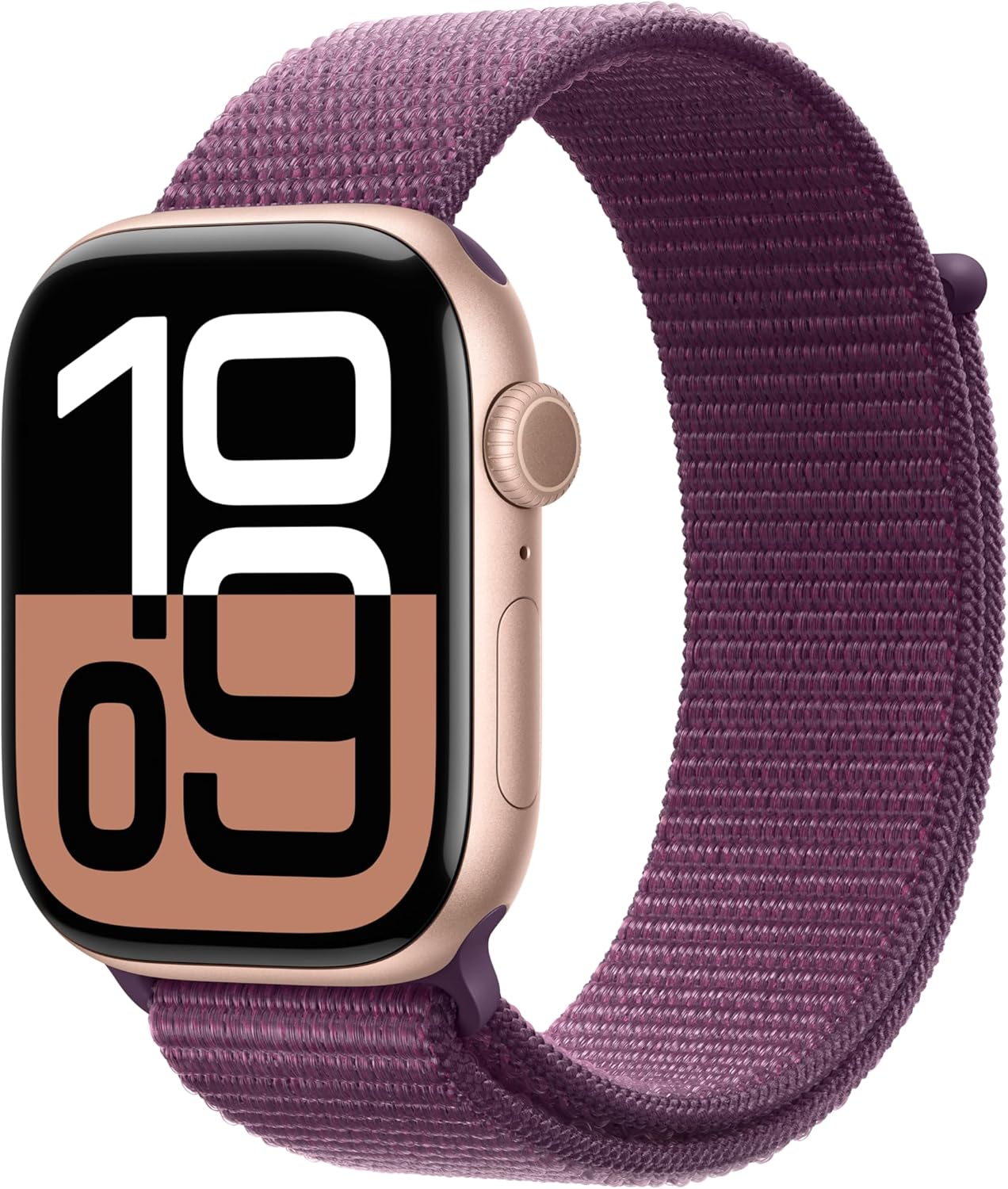 Apple Watch Series 10 (GPS) 46mm Plum Sport Loop (2024)